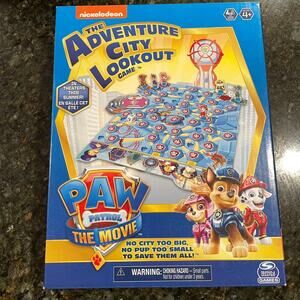 Paw Patrol Board Game Adventure City Lookout The Movie 2021 New Unused Age 4+